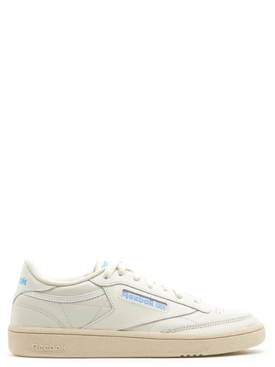 Reebok Women's Club C 85 Vintage Leather Lace Up Sneakers In Chalk White/athletic Blue
