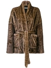 MES DEMOISELLES FUZZY ROBE COAT