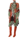 Etro Asymmetric Printed Silk-georgette Midi Dress In Multicolor