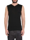 RICK OWENS COTTON JERSEY TOP,10704474