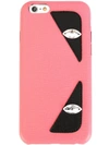 FENDI FENDI BAG BUGS IPHONE 6手机壳 - 粉色