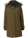 CANADA GOOSE SHELBURNE PARKA WITH FUR TRIMMED HOOD