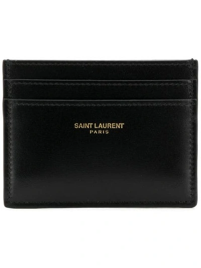 Saint Laurent Paris Cardholder In Black