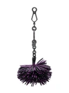 BOTTEGA VENETA BOTTEGA VENETA POM POM BAG CHARM - 紫色