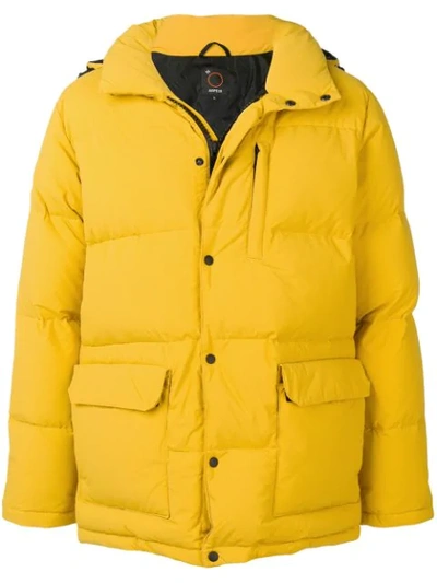 Aspesi Padded Coat In Yellow