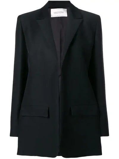 Valentino Tailored Blazer In Black