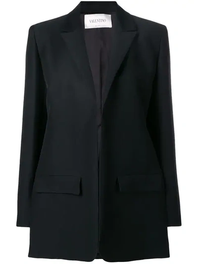 Valentino Garavani Tailored Blazer In Black