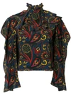 JW ANDERSON ABSTRACT PRINT BLOUSE