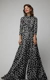 CAROLINA HERRERA SILK POLKA-DOT TRENCH GOWN,S1911N726FDO