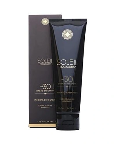 Soleil Toujours 100% Mineral Sunscreen Spf 30