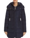 COLE HAAN ZIP-FRONT PUFFER COAT,356SD931