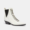 Coach Lace Up Bootie - Women's In Ivory