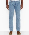 Levi's Men's 505 Regular Fit Non-stretch Jeans In Light Stonewash
