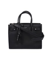 Saint Laurent Sac Du Jour Soft Bag In Nero/nero