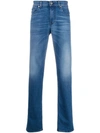 7 FOR ALL MANKIND 7 FOR ALL MANKIND STRAIGHT-LEG JEANS - BLUE
