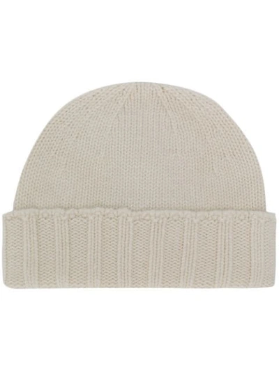 Drumohr Knitted Beanie Hat - 白色 In White