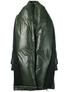 Ben Taverniti Unravel Project Oversized Padded Coat In Green