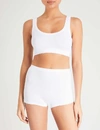 Hanro Touch Feeling Stretch-jersey Soft-cup Bra In White