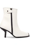 STELLA MCCARTNEY STELLA MCCARTNEY WOMAN FAUX LEATHER ANKLE BOOTS WHITE,3074457345619088144