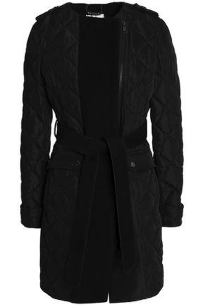 Ashley B . Woman Quilted Shell Down Jacket Black