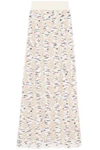 MISSONI EMBROIDERED OPEN-KNIT MAXI SKIRT,3074457345619514427