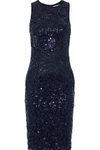 RACHEL GILBERT WOMAN RENEE BEAD AND SEQUIN-EMBELLISHED TULLE DRESS MIDNIGHT BLUE,US 1188406768797232