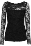 BAILEY44 BAILEY 44 WOMAN DRIPPING IN LACE LAYERED LACE TOP BLACK,3074457345619356193