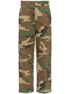 R13 Cropped Printed Cotton-twill Straight-leg Pants In Multicolor
