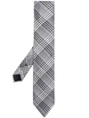 TOM FORD TOM FORD PRINCE OF WALES CHECK TIE - GREY
