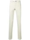 Incotex Textured Tailored Trousers - White In White