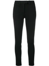 Dondup Mid-rise Skinny Trousers In Black