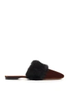 GIVENCHY GIVENCHY FUR DETAILED MULES