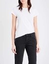 Rag & Bone Slub-texture Pima-cotton T-shirt In Bright White