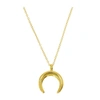 OTTOMAN HANDS Luna Gold Crescent Necklace
