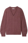 VINCE CABLE-KNIT SWEATER