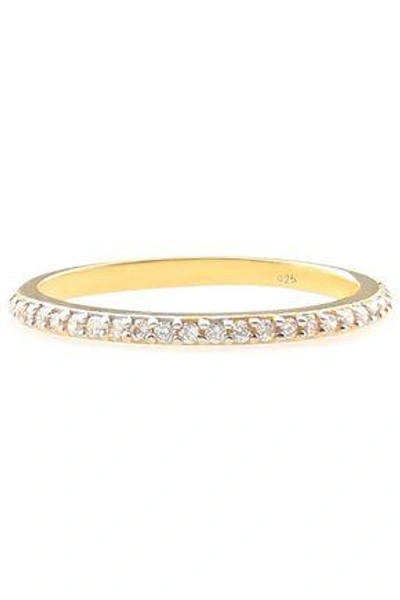 Aamaya By Priyanka Woman Gold-plated Crystal Ring Gold