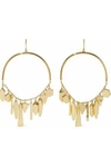 NOIR JEWELRY NOIR JEWELRY WOMAN SHAPESHIFTER 14-KARAT GOLD-PLATED EARRINGS GOLD,3074457345619406819