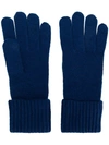 N•PEAL RIBBED GLOVES