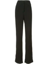 NICOLE MILLER HIGH WAISTED PALAZZO TROUSERS