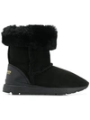 WOOLRICH WOOLRICH LINED BOOTS - BLACK