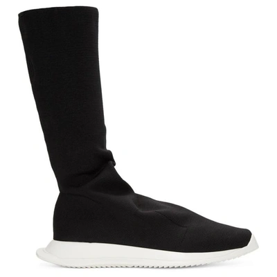 Rick Owens Drkshdw Stretch Sock High-top Trainers In Black