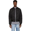 PAA PAA BLACK QUILTED BOMBER JACKET