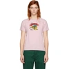 KENZO KENZO PINK LIMITED EDITION JUMPING TIGER T-SHIRT