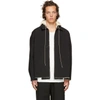 Camiel Fortgens Black Hooded Simple Jacket | ModeSens