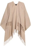 dressing gownRTO CAVALLI WOMAN FRINGE-TRIMMED COTTON-BLEND JACQUARD WRAP SAND,GB 13331180551994303