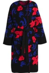 Pucci Knit Belted Overcoat In Black