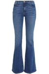 FRAME WOMAN FADED MID-RISE FLARED JEANS MID DENIM,GB 1016843419636359