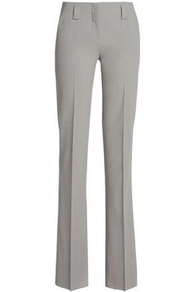 Emilio Pucci Wool Bootcut Trousers In Grey