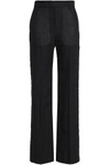 RICK OWENS WOMAN WOOL-TWILL STRAIGHT-LEG trousers BLACK,GB 3024088872795203