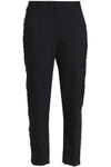MARKUS LUPFER PINSTRIPED WOOL-BLEND TAPERED PANTS,3074457345620439880